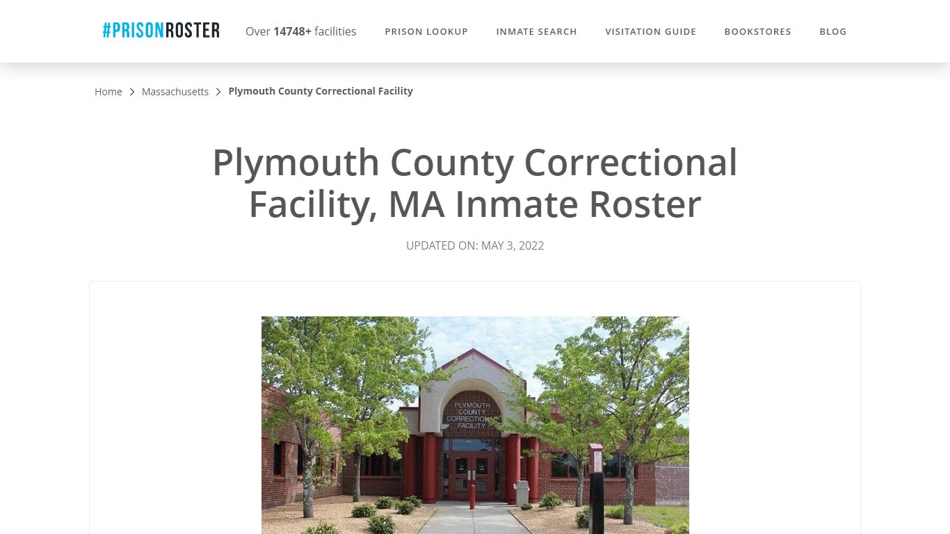 Plymouth County Correctional Facility, MA Inmate Roster